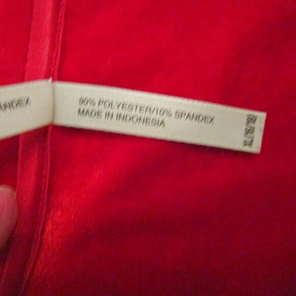 White Stag VELVET Patchwork Size XL BLOUSE Tunic Top POPOVER Glitter STRETCH - Picture 9 of 9